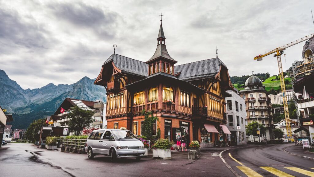 Historical buildings in Switzerland's old towns, ideal for a Switzerland travel itinerary.