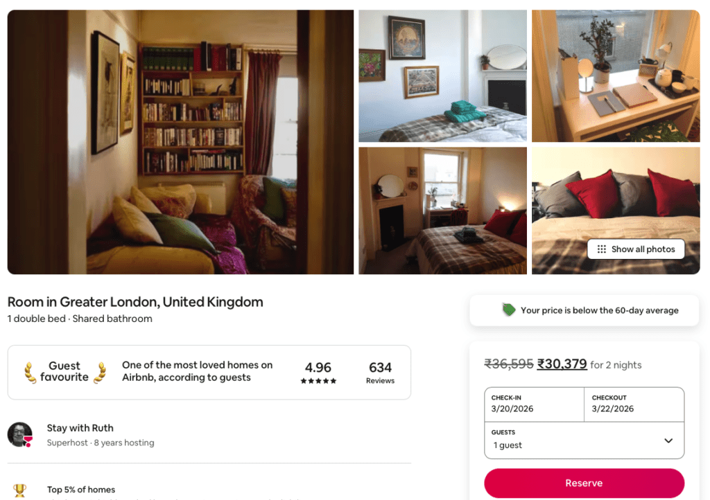 what does superhost mean on airbnb london apartment listing by superhost