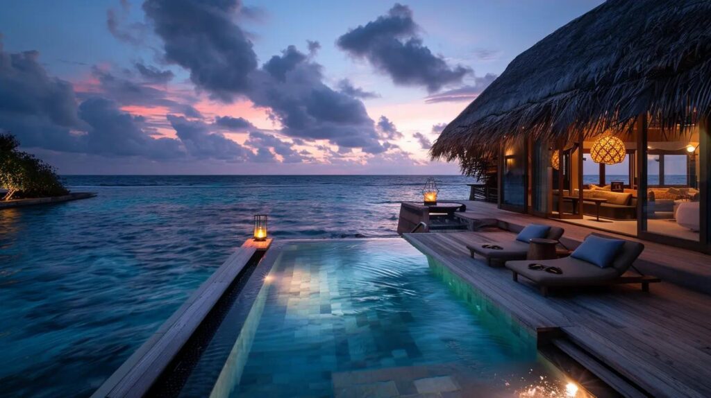 luxury airbnb with sea view and pool while applying strategies to Block AirDNA from Having Access to Airbnb Listing